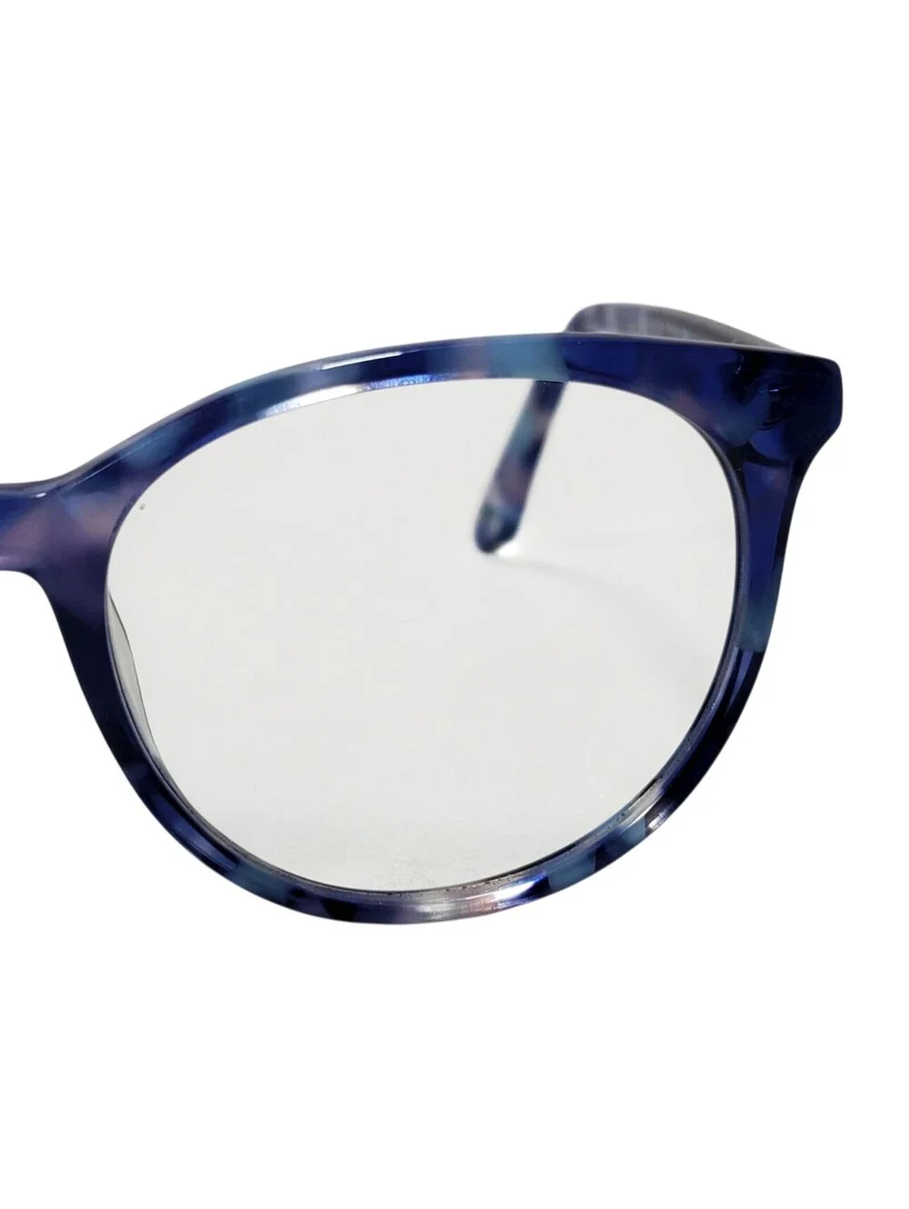 Amelia E Veronique Blue Tortoise Shell Eyeglass Frames 35-002341 / 50-20-145